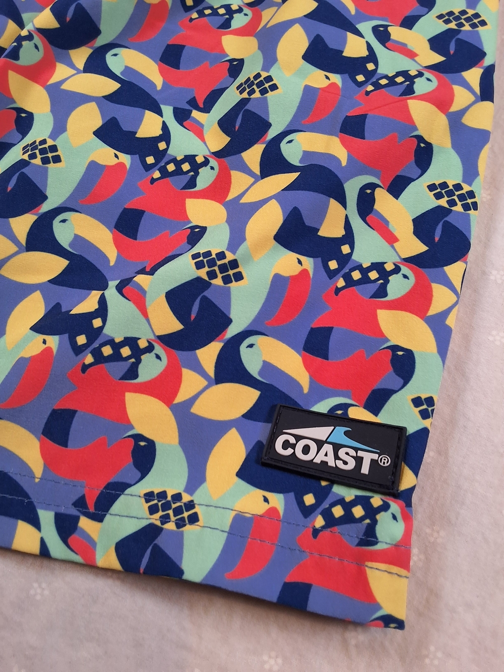 Coast Toucan Print Swim Shorts - Bright Multicolor